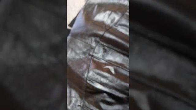 пошив кожаной юбки из старой куртки.Ателье кожи Москва. смотреть онлайн