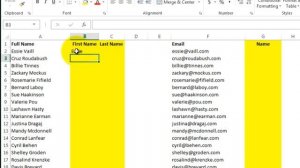 Excel 2013: Flash Fill