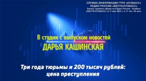 Три года тюрьмы и 200 тысяч рублей: цена преступления