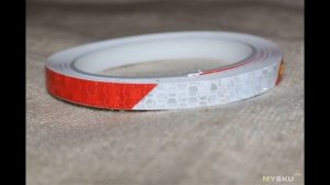 Клейкая светоотражающая лента и изготовление из нее большого фликера с магнитным креплением