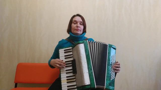 Українська пісня Р. Квінти "Одна калина за вікном" на акордеоні! Ukrainian Song! Украинские песни! смотреть онлайн