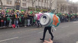 День святого Патрика в Ирландии,  парад 2023. St. Patrick's day in Ireland. 2023. Parade. Dublin.