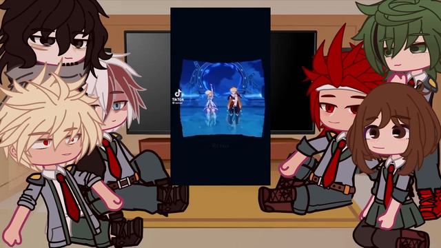 || MHA react to MALE Y/N as Aether || rus || krazy (CRAZY UNIVERSE) || 1/2 ||