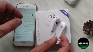 Беспроводные наушники с микрофоном. Bluetooth 5.0. Cенсорное управление. Для iPhone/Android. Белый.