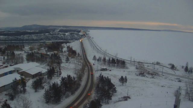 Братская ГЭС 31.12.2015 (Timelapse) смотреть онлайн