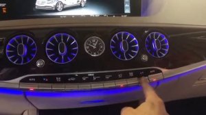 Воздухозаборники с подсветкой для Mercedes Benz S W222