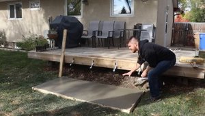 Concrete pad for beginners  //  DIY