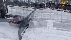 Отвал снеговой для вилочного погрузчика