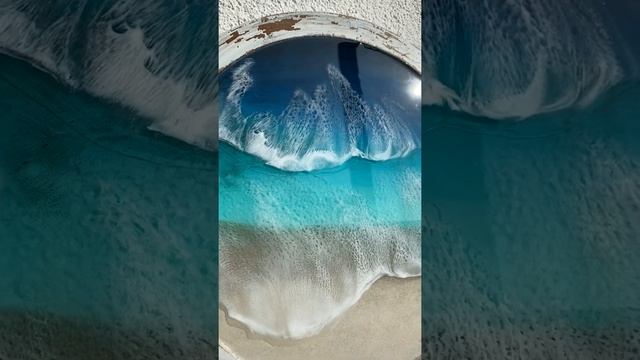 Картина море эпоксидная смола resin art смотреть онлайн