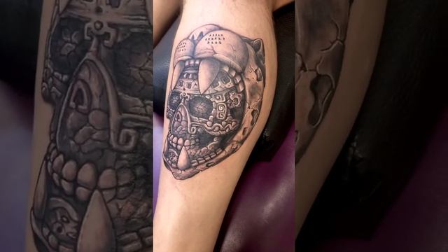 Mayan warrior Jaguar tattoo