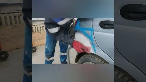 рихтовка и окрас матиз .