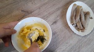 Рулетики из сельди. закуска