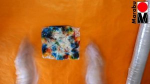 Декор полотенец красками Easy Color от Marabu