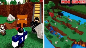 МИНИ ИГРЫ В Build a Boat Roblox.