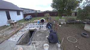 Полы по грунту. Плита в гараж.