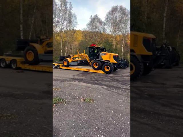 Повезли подарок Автогрейдер LiuGong 4260 #логистика #негабаритор #негабаритныеперевозки
