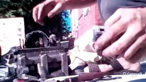 Притираю клапана и замена сальников клапанов на оке