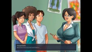 Summertime Saga Miss Ross Final Quest  | Art Contest| Models and Paints  |Walkthrough