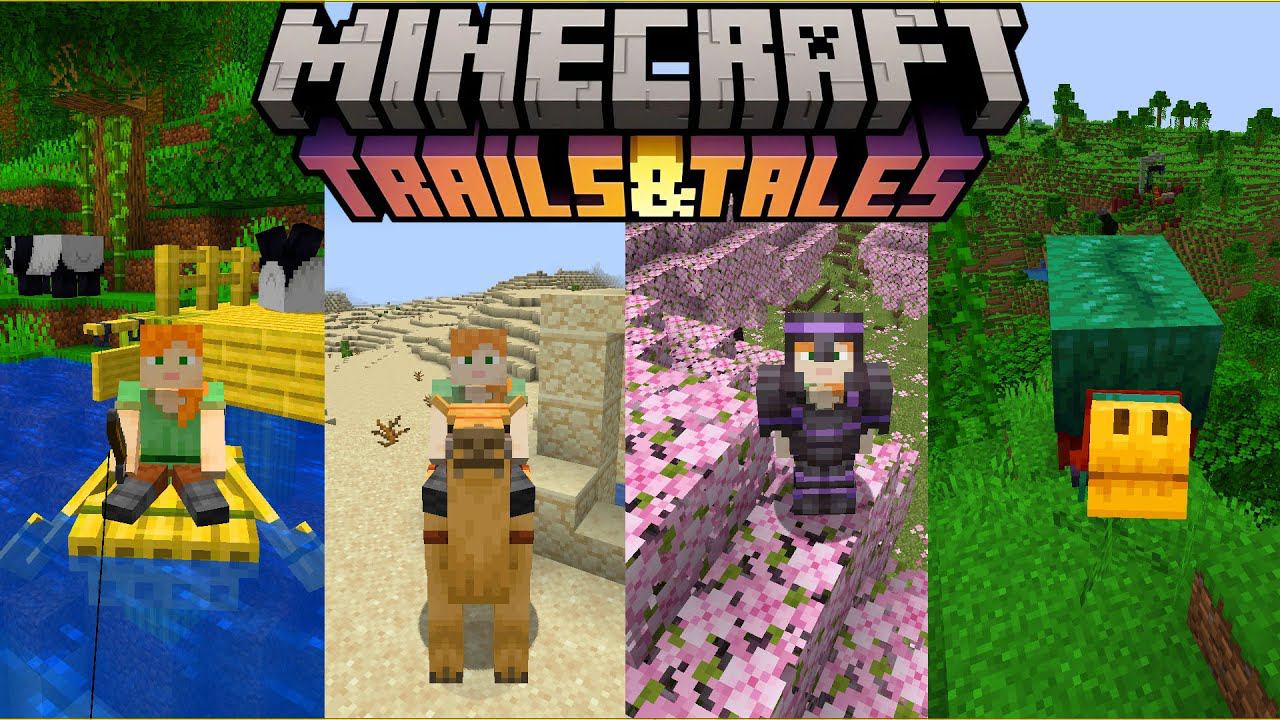 ОБНОВЛЕНИЕ МАЙНКРАФТ ТРОПЫ И СКАЗКИ - 1.20 | ВЕРБЛЮДЫ, НЮХАЧ, ВИШНЕВЫЙ БИОМ, РАСКРАСКА БРОНИ! смотреть онлайн