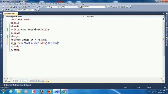 How to Add image in HTML Web Page Using Img | HTML Tutorial 7.