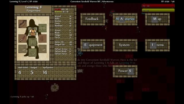 Рогалик DungeonMans с Сибирским Леммингом