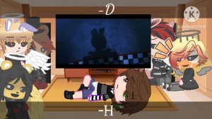 |FNaF 1 react to Afton Family song|????|FNaF|By: Takeshi Gacha|