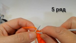 Ажурный #узор "Ёлочка" по кругу спицами для носочков//ПОДРОБНЫЙ МАСТЕР КЛАСС //