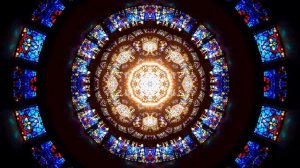 Kaleidoscope Cathedral Stained Glass 万花筒 Mangekyou - Visual Arts