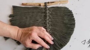 Макраме лист Монстеры, макраме перья, перышко в технике макраме