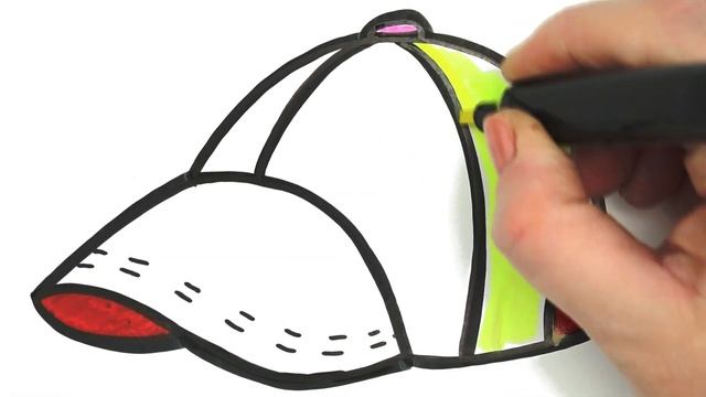 Bolalar uchun Qopqoq rasm chizish/Drawing Cap for children/Рисование Шапка для детей смотреть онлайн