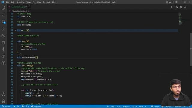 Snake game in CPP Part 1 | CPP Projects | GeeksforGeeks Programming
