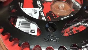 Ведомая звезда на Motolend TT250 на 43 #