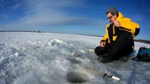 Зимняя рыбалка на водохранилище Яузское. 2022