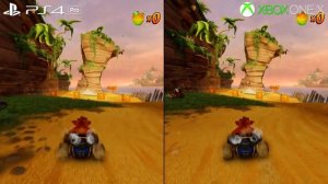 [4K] Crash Team Racing Nitro-Fueled: PS4/Pro vs Xbox One/X Tested + PS1 Graphics Comparison!