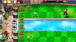 Plants vs Zombies Level 3-1 to 3-10 #3