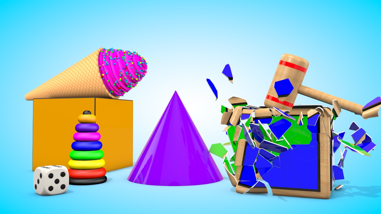 Учим геометрические фигуры с вашими маленькими детками