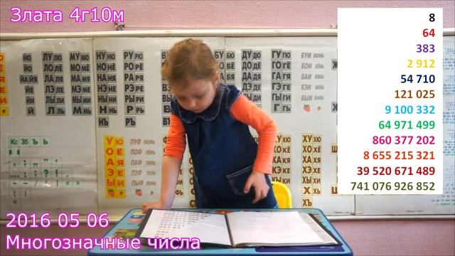 Злата 4г10м Многозначные числа смотреть онлайн