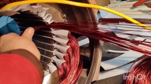 перемотка эл. двигателя 30 пазов.