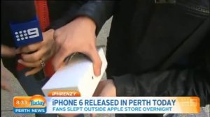 Уронили новенький iPhone 6 :(