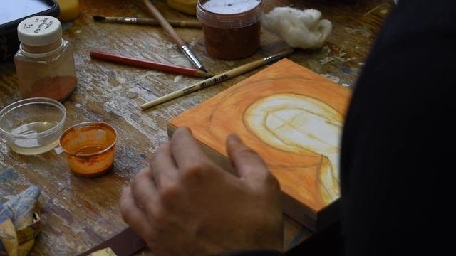 Мастер-класс по золочению на полимент от Евгения Прокопьева