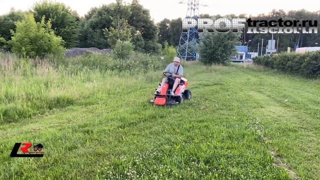 Садовый трактор (райдер) Husqvarna R213C тест-драйв.