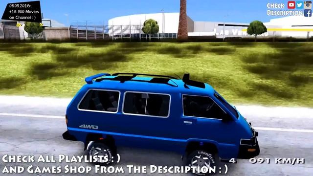 Toyota Town Ace - GTA MOD _REVIEW смотреть онлайн