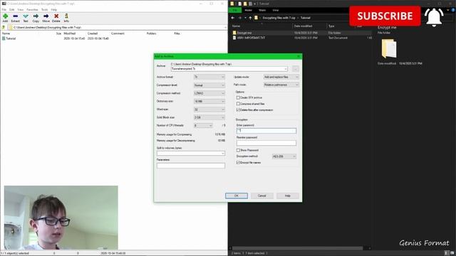 How to Encrypt Files Using 7 zip смотреть онлайн