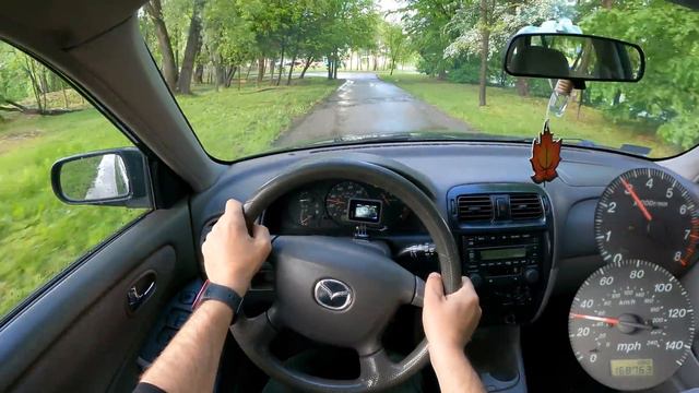 2002 Mazda 626 [1.8 90 HP] | POV Test Drive #788 Joe Black смотреть онлайн
