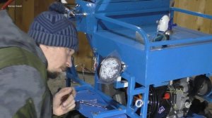 Меняю освещение на мотоблоке НЕВА МБ 2, теперь света достаточно!