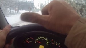 На летней резине по первому снегу