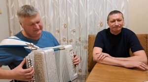 "На белом-белом покрывале января" (С.Васюта) под гармонь