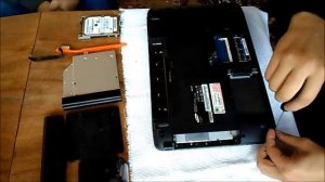 Разборка и чистка Ноутбука Samsung RV510 часть 2