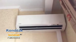 Кондиционер Toshiba RAS-13N3KV-E / RAS-13N3AV-E Видео обзор модели после монтажа