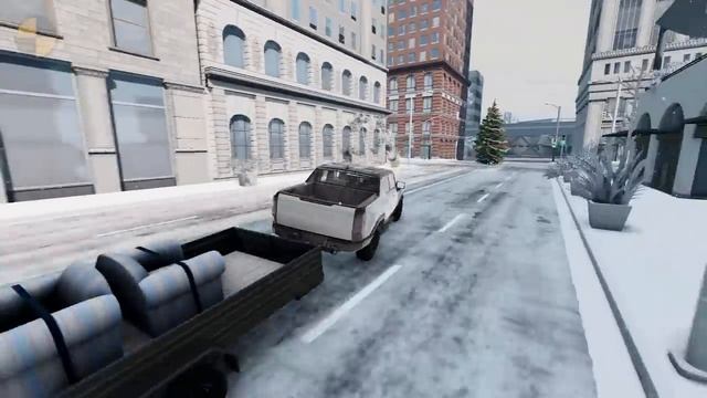 Автомобили против Рождественской елки #2 ? BeamNG.Drive смотреть онлайн